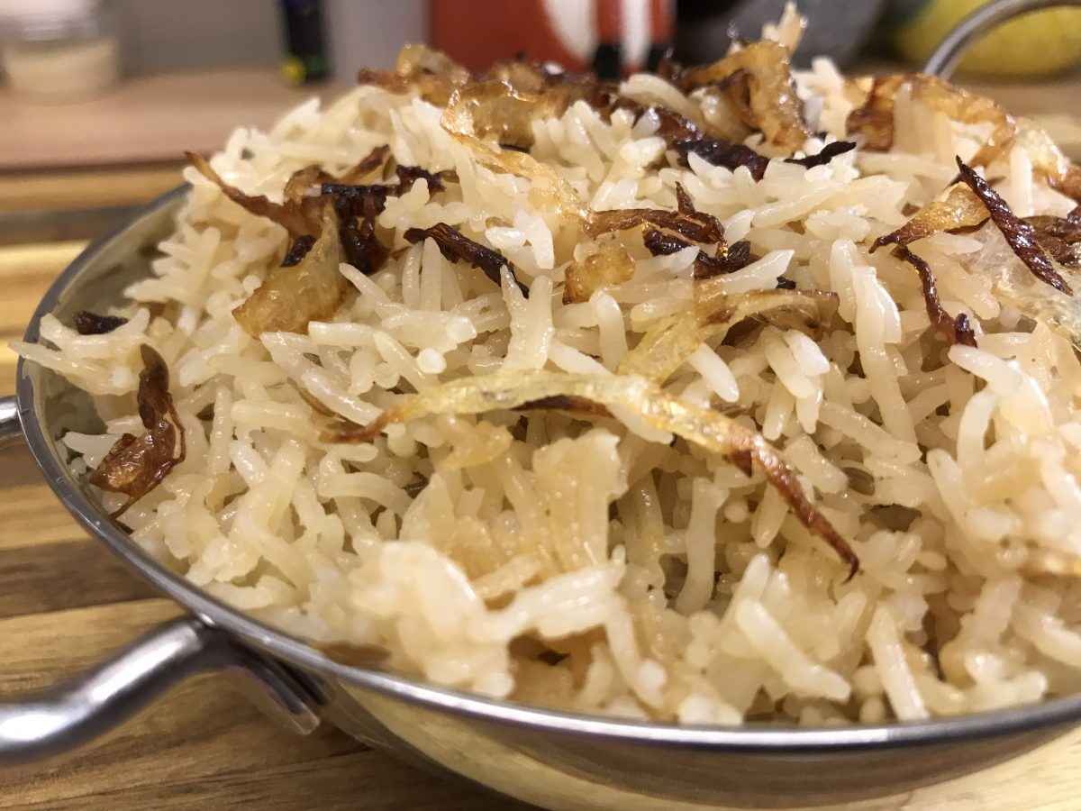 Onion Pilau Rice (made from scratch)
