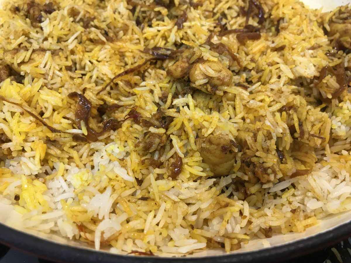 Biryani (made from scratch)