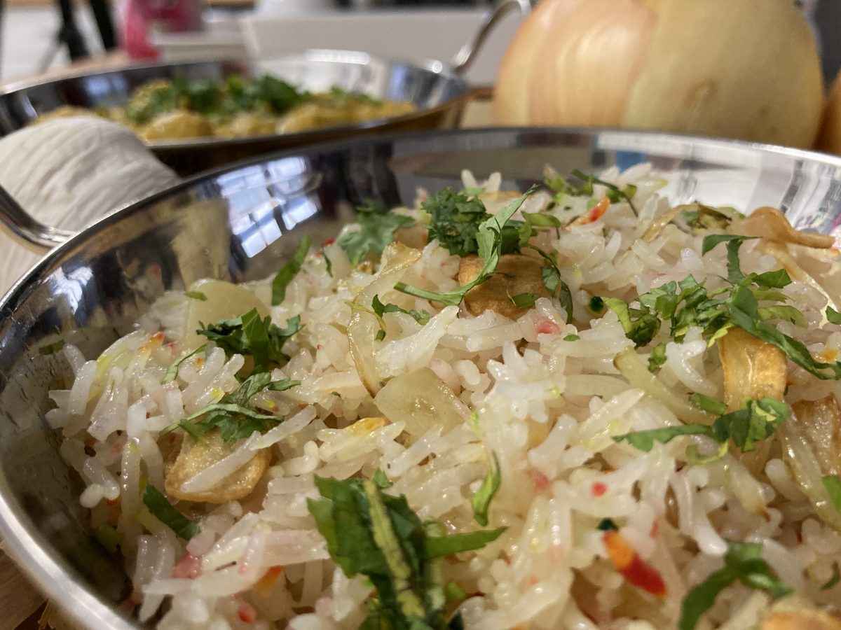 Garlic Pilau Rice