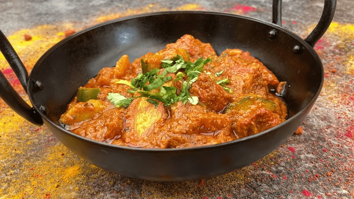 Chicken Tikka Chaat with Puri
